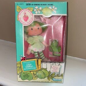 Kenner Lime Chiffon Doll with Parrot - Green and Pink